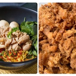 เตี๋ยวหมูยำข้นคู่กับกร๊อบกรอบ