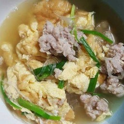 ต้มจืดไข่น้ำวุ้นเส้นหมูสับ