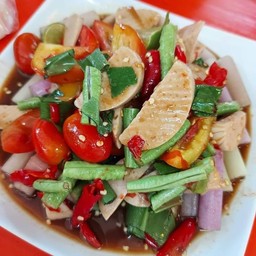 ตำสายบัวหมูยอ