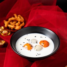 บัวลอยนมสดร้อน (บัวลอย4/กรอบๆ)