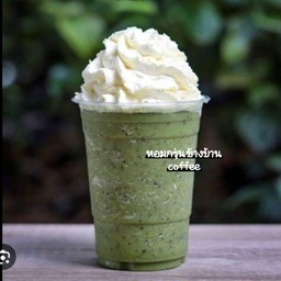 ชาเขียวปั่น+โอริโอ้+วิปครีม