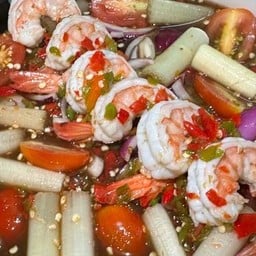 ยำ กุ้งสุก