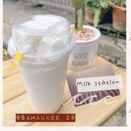 นมสดปั่น