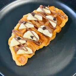 ครอฟเฟิลกล้วยหอมนูเทลล่าช็อกชิพ