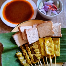 สะเต๊ะรวม (หมู+ไส้)