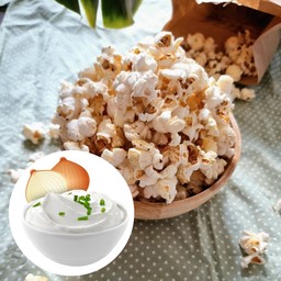 (ใหม่)ป๊อปคอร์น รสซาวครีมหัวหอม [Sourcream&Onion]