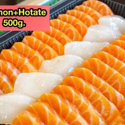 Salmon +Hotate sashimi 500 G