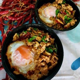 กระเพราโคตรเวอร์ ,ข้าวหอมมะลิ (KRA-PAO-CODVER) เทพารักษ์ สมุทรปราการ