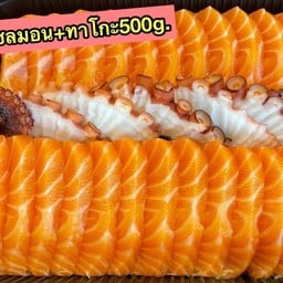 Salmon + Tako sashimi 500 G