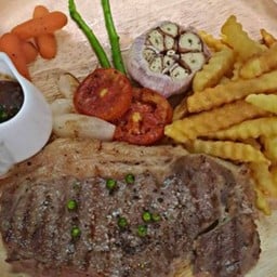 สเต็กเนื้อสันนอก