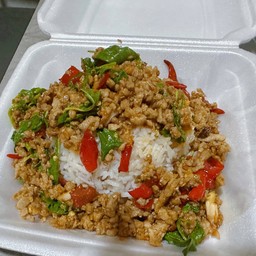 ข้าวกระเพราหมูสับ