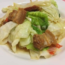 กระหลำ่ปลีผัดนำ้มันหอย(กับข้าว)