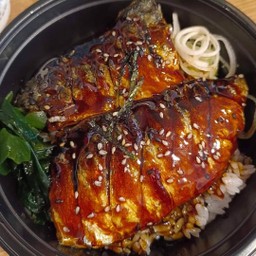 ข้าวหน้าปลาซาบะเทริยากิ