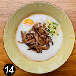 24. โจ๊กเห็ดหอม (ใส่ไข่) (A)