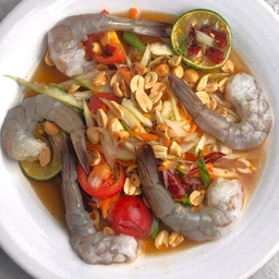 ตำไทย กุ้งสด