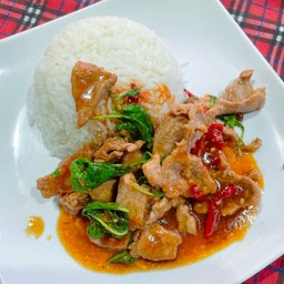 ข้าวกระเพราหมูสับ