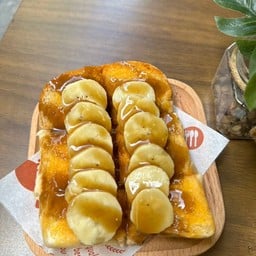 ปังปิ้งกล้วยหอม+คาราเมล