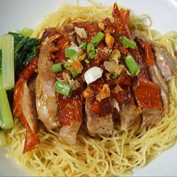 บะหมี่เหลืองเป็ดย่าง