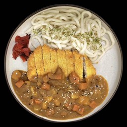 แกงกะหรี่หมูทอดเส้นอุด้ง