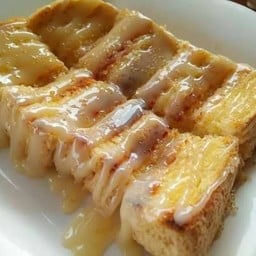 ปังหมีปิ้งนมเนยสดน้ำตาล