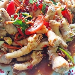 ตำตีนไก่