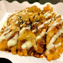 ไก่ทอดซอสโอโคนามิยากิ สุดปัง