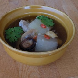 ปีกเป็ดตุ๋นมะนาวดอง