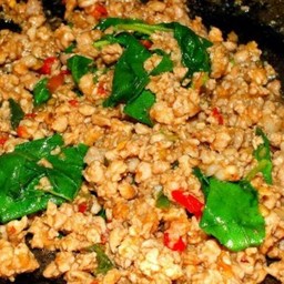 กะเพราหมู