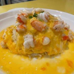 ข้าวไข่ข้นกุ้ง