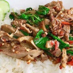 ข้าวราดกะเพราเป็ด