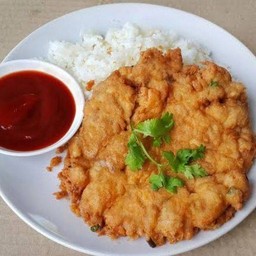 Minced Pork Omelette With Rice