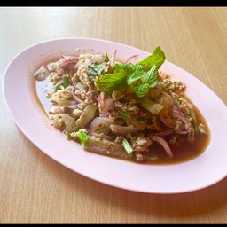 ลาบหมู Spicy minced pork