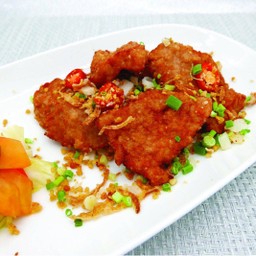 หมูอบเกลือพริกไทย