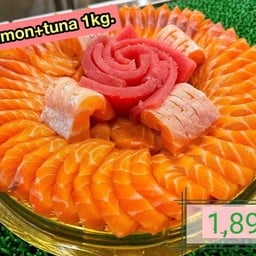 Salmon Tuna sashimi 1 kg.