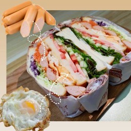 แซนวิชเกาหลีกะของทานเล่น