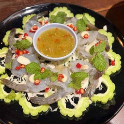 กุ้งแช่น้ำปลา