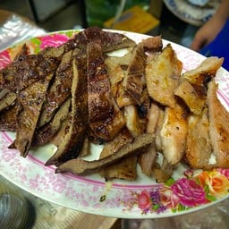 ย่างรวมหมู+ตับ