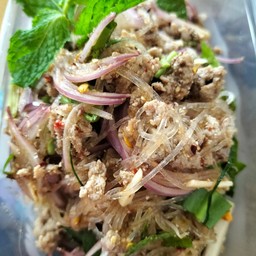 ลาบวุ้นเส้นไก่