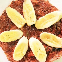 โรตี กลมนุ่ม นูเทลล่า กล้วยหอม