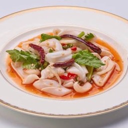 ยำปลาหมึกสดdeli