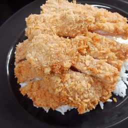 ข้าวหน้าหมูคลุกฝุ่น