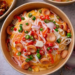 ข้าวไข่ข้น ปูอัด+ไส้กรอก