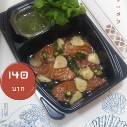 แซลมอนนอลมอลเซฟดอง5-6ชิ้น