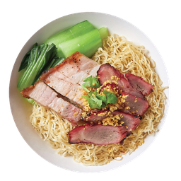 บะหมี่หมูแดงหมูกรอบ