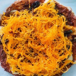 โรตี กลมนุ่ม นูเทลล่า ฝอยทอง