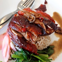 Roasted Duck With Rice