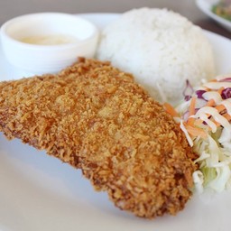 Fried Fish with Cream Sauce