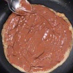 โรตี กลมนุ่ม นูเทลล่า(แบบม้วนกระดาษ)