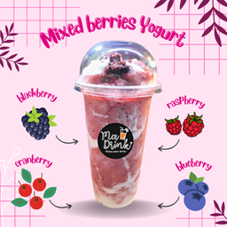มิกซ์เบอร์รี่โยเกิร์ตปั่น