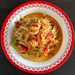 ตำไทยกุ้งสุก